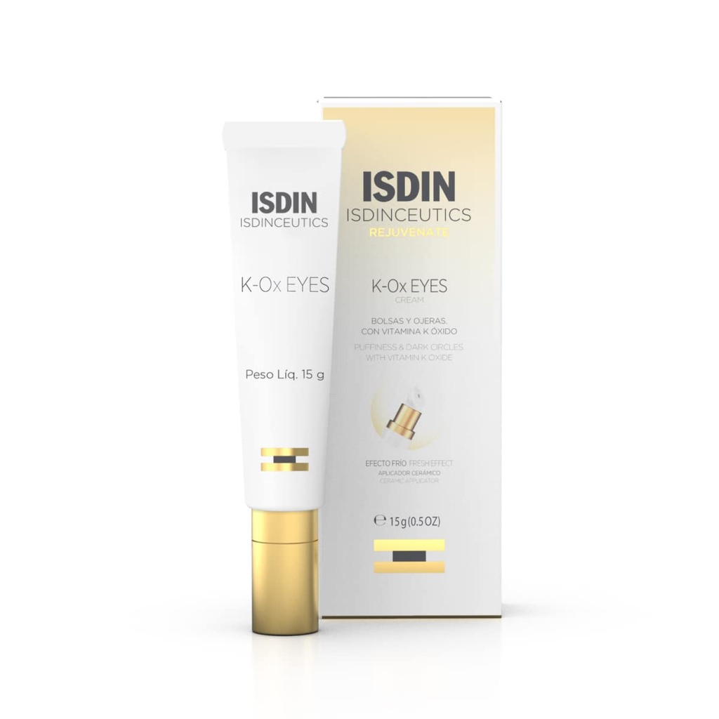 ISDIN Isdinceutics K-Ox Eyes - rik Vitamin K Oxid Eye Cream for mørke sirkler og under-Eye Rejuvenation, 0.5 OZ
