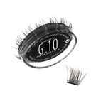 Lashify Gemini 10mm Gossamer Lashes i svart, lett DIY Falske Lashes for en Voluminous, Wispy og lekefull utseende