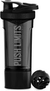 Artoid modus treningstrening Sport Protein Shaker Flaske 24-Ounce, Dual Mixing Technology med Shaker Baller & Blanding Grids Inkludert, Twist and Lock Protein Box Oppbevaring Inkludert