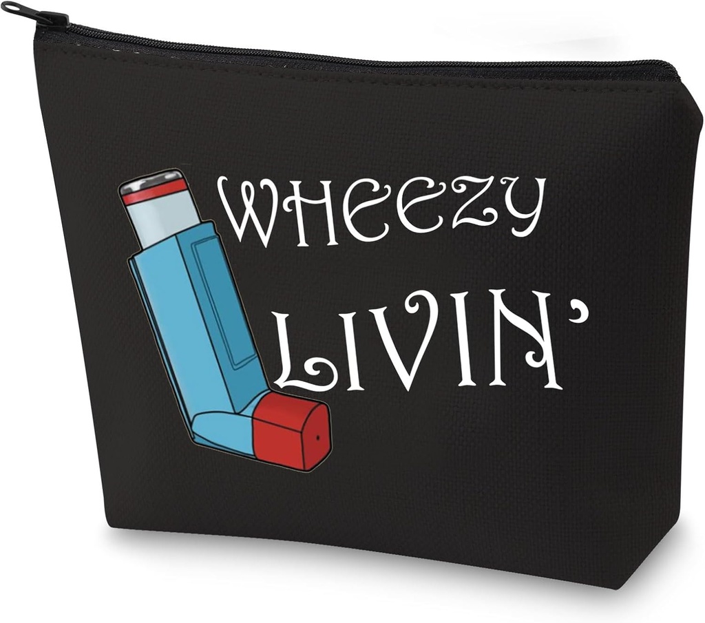 G2TUP Astma inhalator gave Astma inhaler medisin veske Wheezy Livin' Inhaler Pouch (Wheezy Livin)