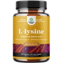 Natures Craft L Lysine 1000mg per servering ernæringsmessige kosttilskudd - L-lysin essensielle aminosyrer for øye helse Lip Care Bone støtte immunsystem muskelvekst og vegetarisk kollagen 240 tabletter