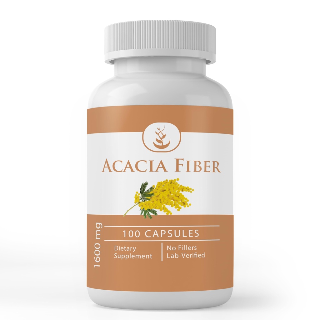 PURE ORIGINAL INGREDIENTS Acacia Fiber, (100 kapsler) ren, ingen tilsetningsmidler eller fyllstoffer, Lab verifisert