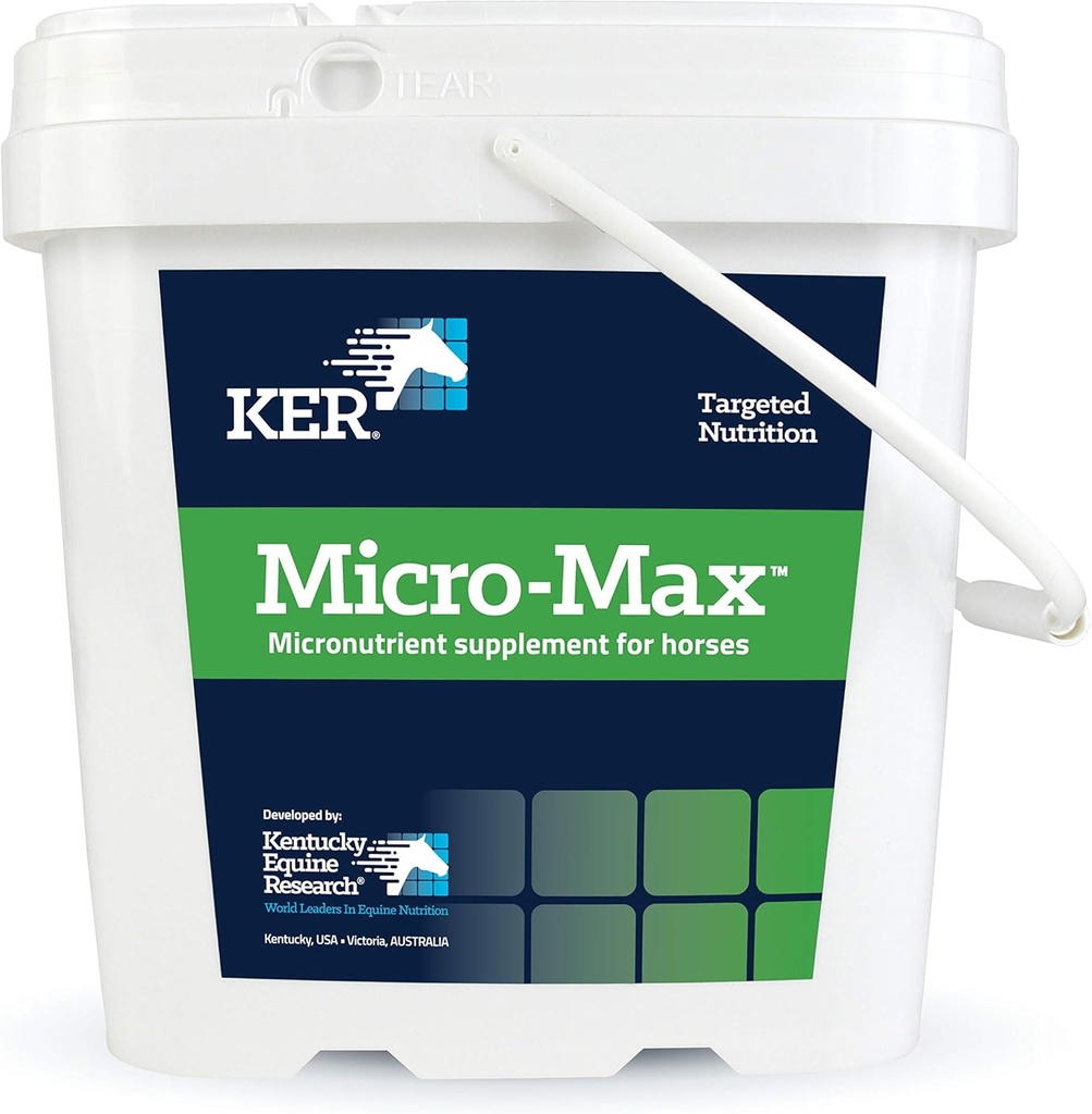 Kentucky Equine Research Micro-Max: Micronæringstilskudd for hester, 4,5 kg (79 porsjoner)