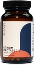 Litium Orotat 2,5 mg elementalt litium, 60 vegetariske kapsler, kosttilskudd, ikke-GMO