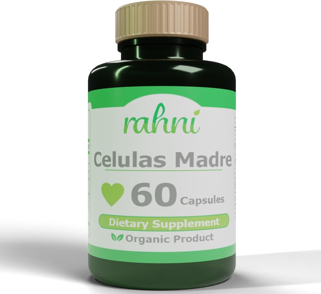 Celulas Madre, Stem Cell Enhancer, Ikke-GMO, Anti Aging, Spirulina 200mg, Replenish Cells, 60 Kapsler
