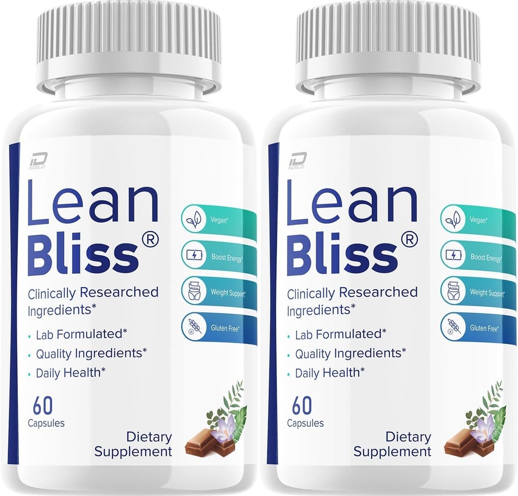 Lean Bliss Piller, Lean Bliss anmeldelser, Lean Bliss Advanced Formula piller, Lean Bliss Alle naturlige Formula Supplement Capsules, Lean Bliss Sunn Weight Support (2 Pack - 120 Capsules)