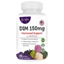 Kvinners DIM kompleks 150mg - Bioperine estrogen Balancing piller for Menopause & Hot Flashes Relief støtte Hormonal Acne Kraftig Supplement - 60 kapsler - laget i USA