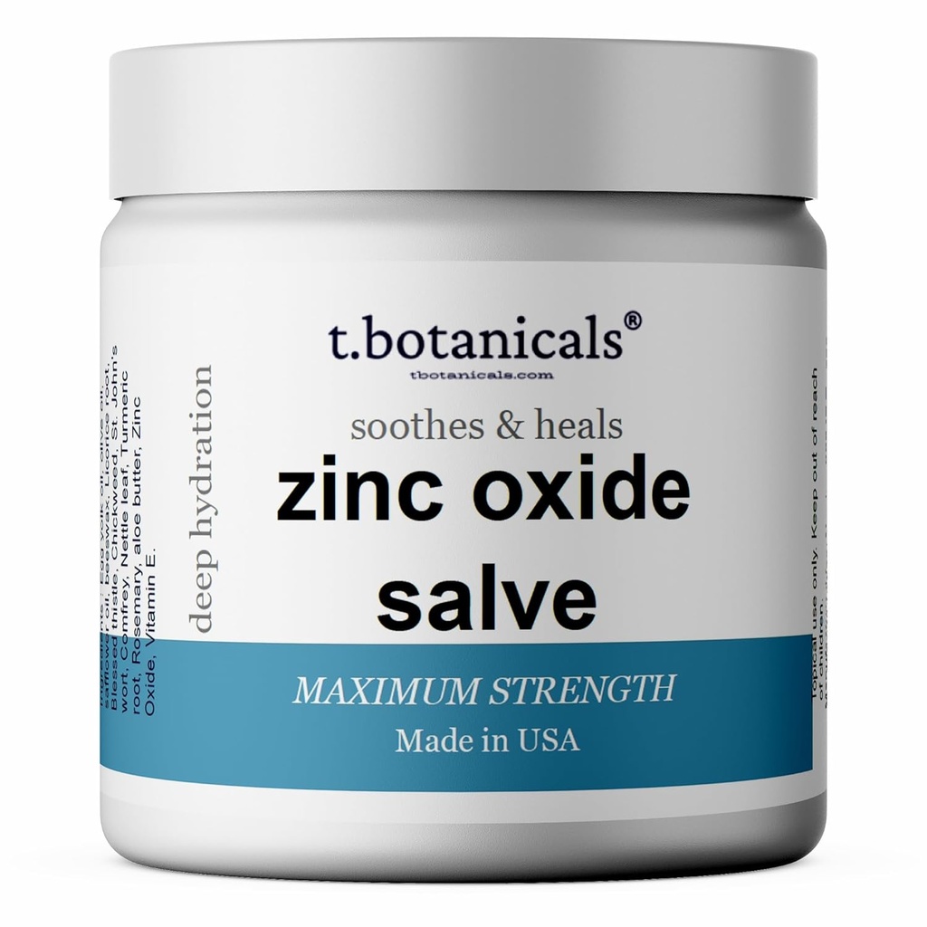 TSW Zinc Balm Zinc Oxid Salve beroligende relief Natural Ointment laget i USA