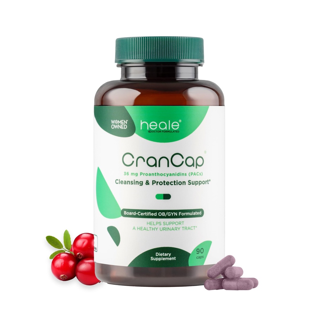 Cranberry Piller - Urinal Tract Helse Cranberry Supplement - 36 mg Potent PACs - Ikke GMO, Vegan, Glutenfri - av Heale - 90 kapsler