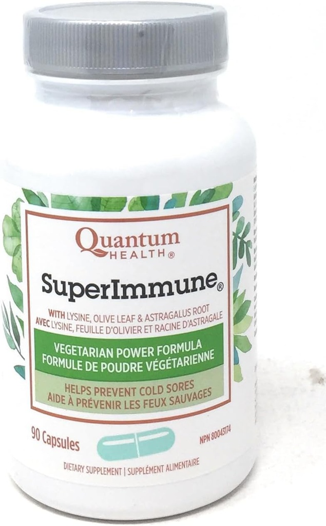 Quantum Helse Super Immun + Power Formula Kosttilskudd, 90 vegetariske kapsler
