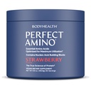 BodyHealth PerfectAmino pulver - BCAA og EAA pulver for pre og post trening - Amino Acid Energi Drink for menn og kvinner å støtte lean muskel og gjenoppretting - Jordbær - 30 Serveringer