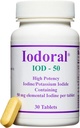 Optimox Iodoral 50 mg Supplement - Kalium jodide tabletter, høy potens jodin, kosttilskudd for tyroid støtte, Lugol iodine løsning - 30 Tel