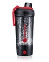 VOLTRX Shaker Flaske, Gallium USB C Oppladbar elektrisk protein Shake Mixer, Shaker kopper for proteinshake og måltid erstatning rister, BPA gratis, laget med Tritan, 24oz, rød