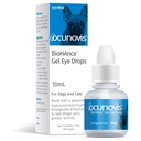 Sentrx Ocunovis Gel Eye Drops for hunder og katter, Øye Lube for hunder Allergy Relief Lubricant, hunder med tørre øyne, kunstige tårer, 10 ml