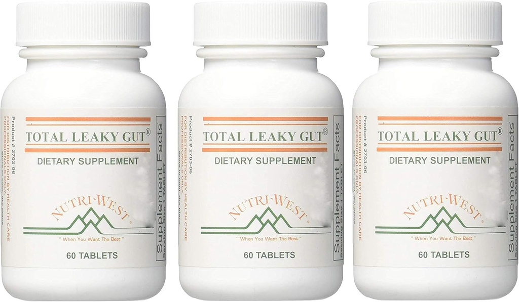Nutri-West - Total Leaky Gut 60 (3 Pakke)