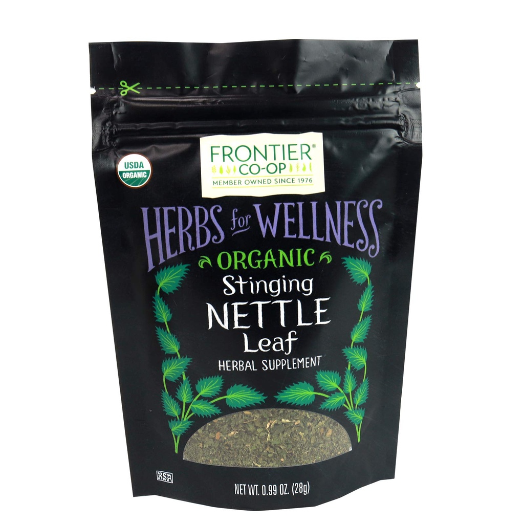 Frontier co-op organisk kutt og siftet Stinging Nettle Leaf 0.99oz