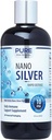 Pure Nano Silver Spray 16oz Påfyll ® 10 PPM daglig immunstøtte Supplement ® lett absorbert Colloidal Nano Silver Spray ® Probiotisk-vennlig sølv løsning