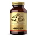 Solgar Vitamin E 268 mg (400 IU) - 100 Vegan Softgels - Naturlig laget - Ikke-GMO, Glutenfri - 100 Serveringer