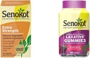 Senokot ekstra styrke naturlig grønnsaker Laxativ for gentle overnatting relief anledninger, 36 tall og kosttilskudd Laxative Gummies, naturlig senna ekstrakt, Gentle