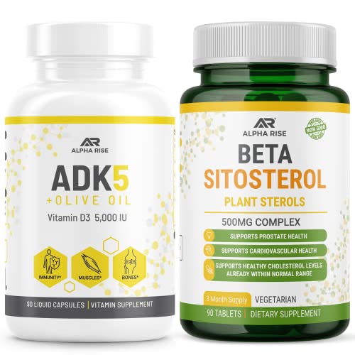ADK 5 Vitamin Supplement + Beta Sitosterol - Naturlig plantesteroler