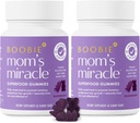 Boobie Bjørne Lactation Support Gummies | Hjelper Som Melkforsyning Booster & Støtter Immun Helse & Hårvekst | Bryst amming kosttilskudd med sink og eldrebær for melkeforsyning økning, 120 greve