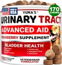 Hund UTI behandling - 170 behandlinger - Cranberry Supplement for hunder - Blader Control - urinveis infeksjon behandling - UTI medisin Multivitamin - vitaminer og kosttilskudd - laget i USA