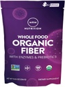 MRM Ernæring Hele maten organisk fiber | med enzymer + prebiotika | Uoppløselige + løselige fibre | Digestive helse + regelmessighet | 6g Fiber per servering | 32 Servering