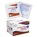 Dynarex Povidon-Iodine Prep Pads, saltet med Povidon jodin 10%, medisinsk-grade antiseptiske tørker brukt til prepping tidligere mindre prosedyrer, medium, 1 tilfelle av 100 Prep Pads