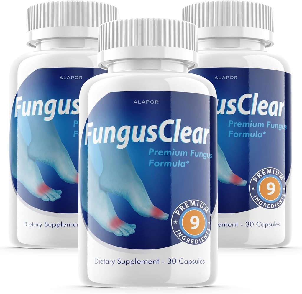 (3 Pack) Fungus Clear - Probiotiske piller, Advance Formula Fungusclear Kapsler, Max, i 90 dagers forsyning.