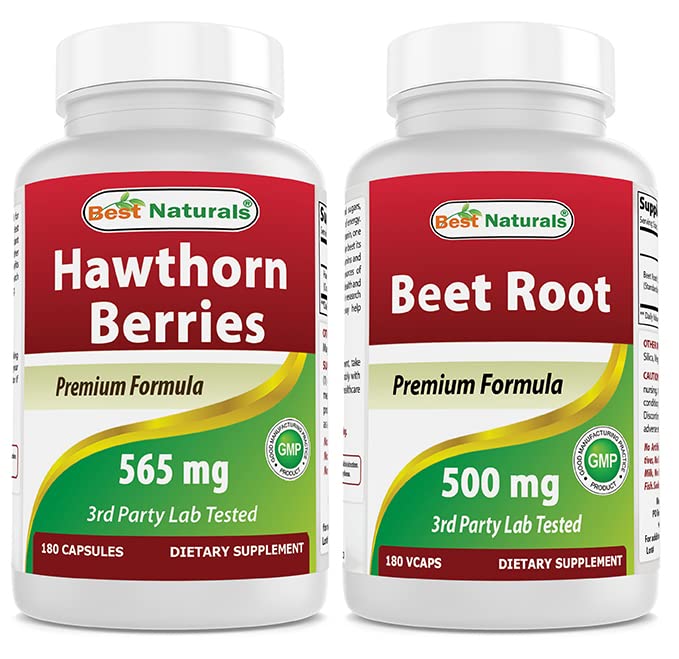 Hawthorn Berry 565 mg & Beet Root pulver 500 mg