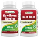 Hawthorn Berry 565 mg & Beet Root pulver 500 mg