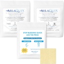 Høy ytelse Slutte blødning Gauze Pads – 3-Pack (2"x2") | Hemostatisk sårkjole for kutt og førstehjelpssett | Sterile, Drug-free, Fast Cloting Pads