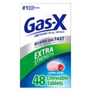 Gass-X ekstra styrke Chewable gass relief tabletter med simetikon 125 mg, Cherry - 48 greve