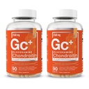 Viktige elementer Glukosamine Chondroitin MSM Boswellia Serrata Hyaluronsyre Supplement felles støtte Antioksidant Supplement for fleksibilitet - 180 kapsler (2-Pack)
