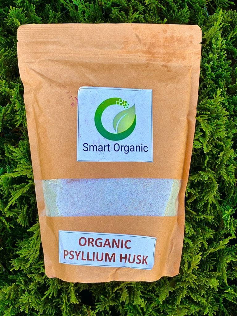 Organisk Psyllium Husk, Keto Vennlig, Vegan, Glutenfri, USDA Certifisert Organisk, Ikke-GMO, Oppløselig & Uoppløselig Fiber Source 16 Ounce (16 oz)