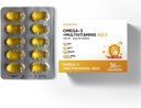 Multivitaminer med omega-3, multivitamin for kvinner og menn, Enterisk belagt fiskeolje DHA / EPA med vitamin A, vitamin E og vitamin D3 for immunfunksjonsstøtte (1 Box 30 Softgels)