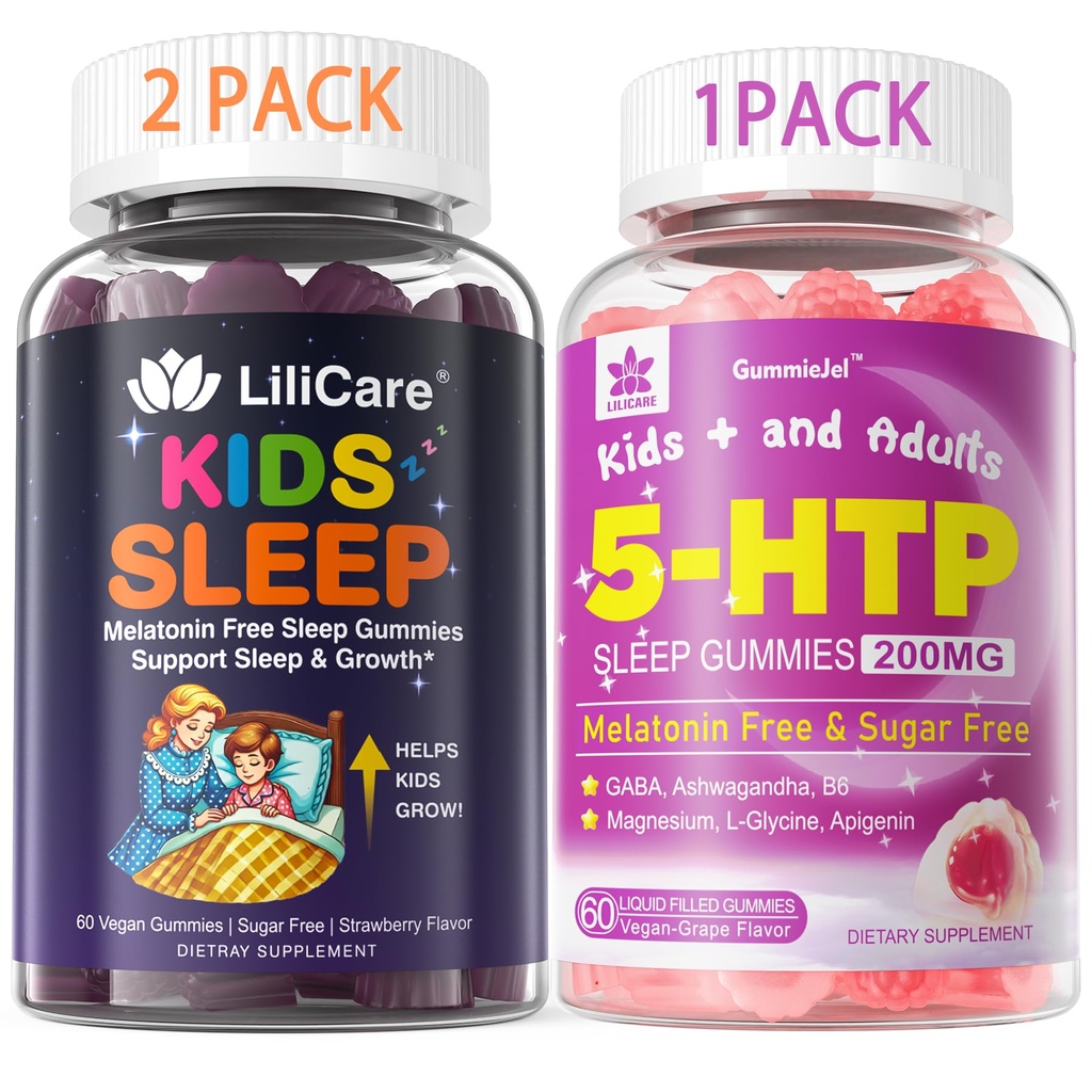 5HTP Gummier med magnesiumglycinat + barn sove gummer - magnesiumglycinat gummier
