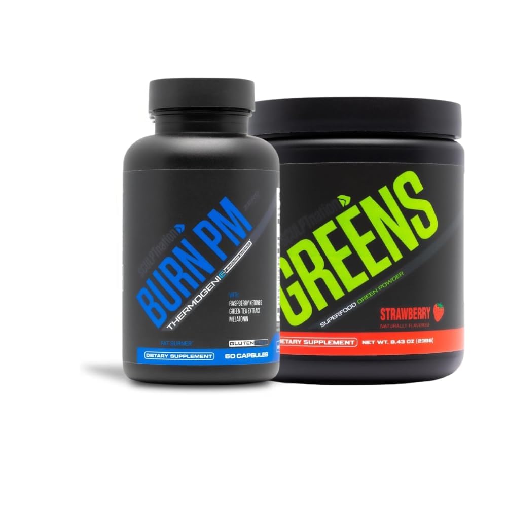 Sculpt Nation av V Shred Burn PM og Premium Greens Strawberry Bundle