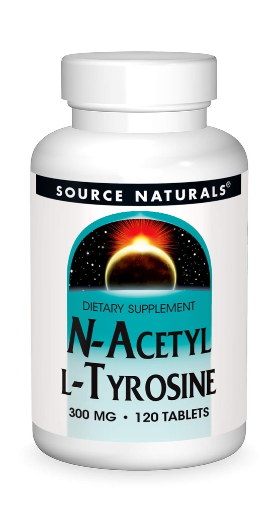 Kilde Naturals N-Acetyl L-tyrosin kosttilskudd - 120 tabletter
