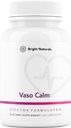 Vaso Rolig - Sunn blodbalanse Supplement - Funksjoner Fermentert hvitløk, Celery og Grape frø ekstrakt, Hibiscus og vitamin K2 - laget i USA