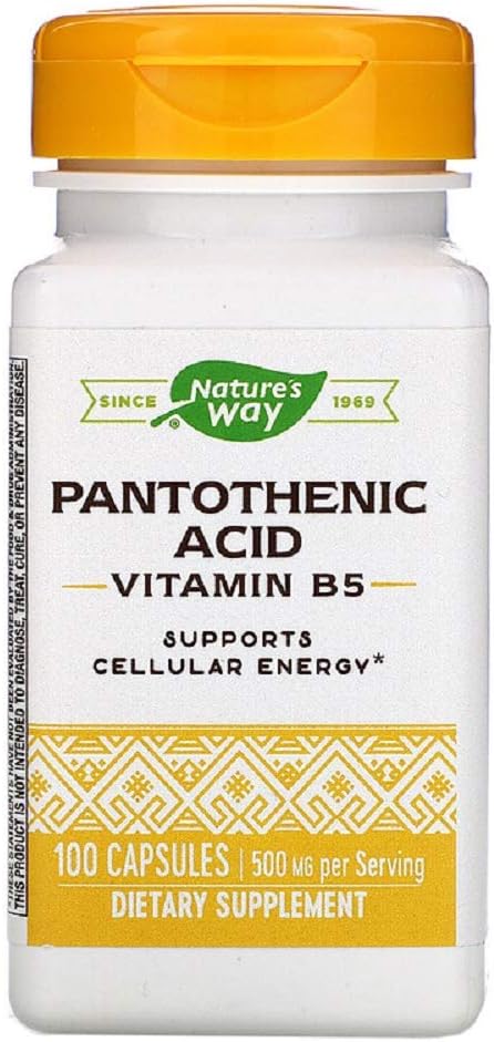 Naturens vei Pantotensyre, 100 greve (Pack of 2)