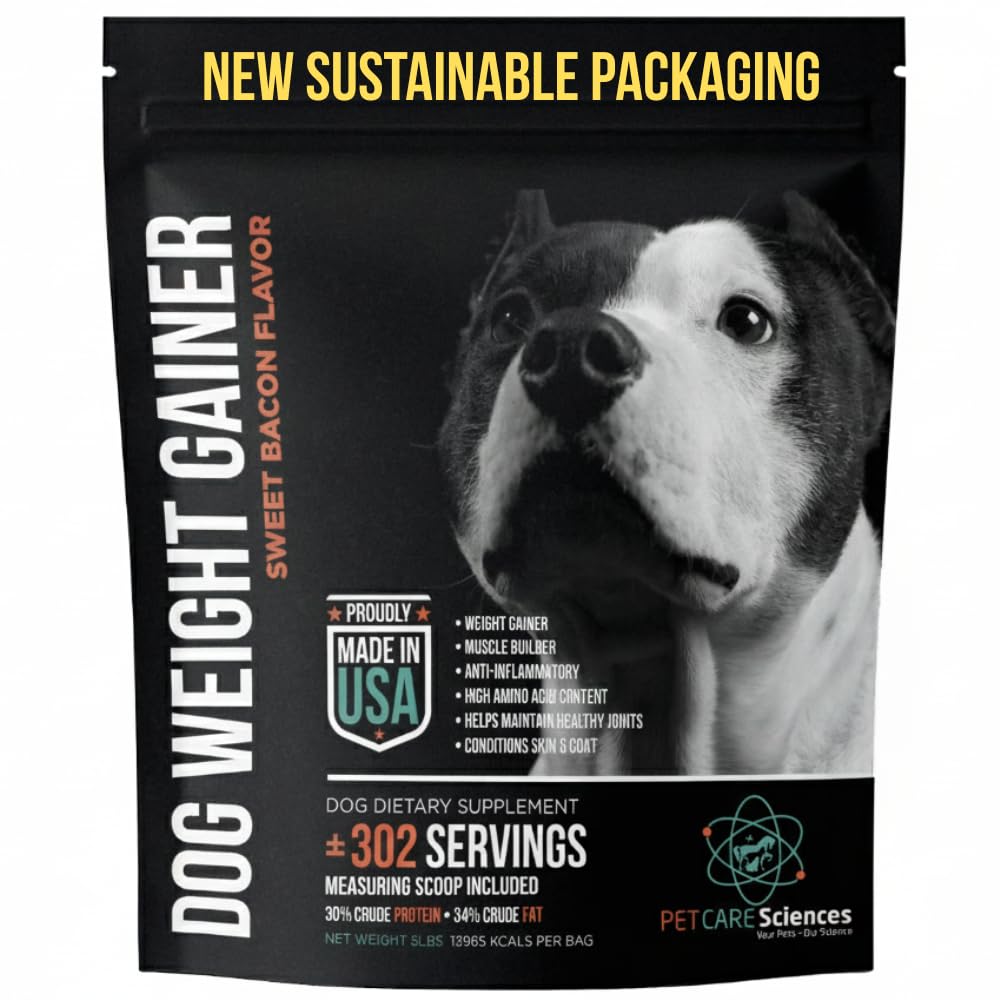 PET Care Science 5 lbs serveringer av hund vektforsterker - Vektforsterkning kosttilskudd for hunder - Canine og hund muskelbygger - laget i USA