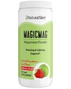 NaturalSlim Magicmag Pure Magnesium Citrat pulver - Stress, dyspepsi, muskel, hjertehelse og søvn støtte | Naturlig Jordbær & Lime Flavored Magnesium Supplement - 8oz Drikke Blande (Solo)