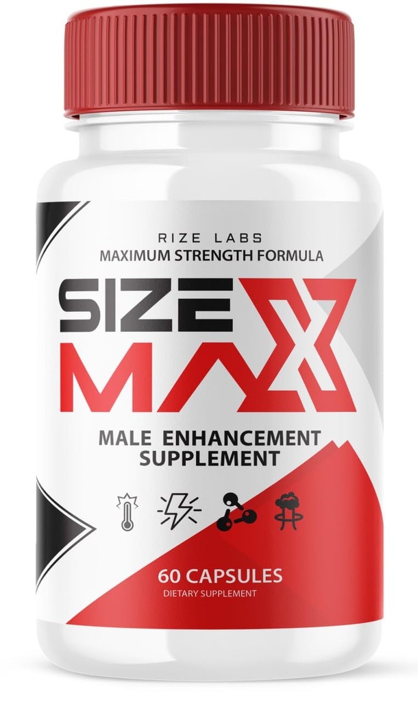 Rise labs menn størrelse Max piller, naturlige og effektive kapsler, støtter kroppen å utføre lengre og bedre (60 kapsler)