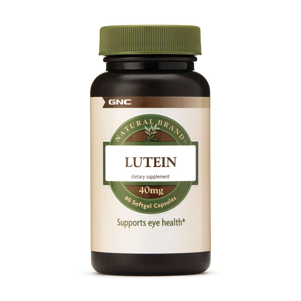 GNC Lutein 40mg, støtter øye helse, 60 Softgels