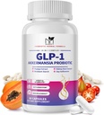 Akkermansia Probiotic Supplement for kvinner og menn, Naturlige Prebiotika for Digestive, Gut Helse, Energi, Total Helse, Digestive Supplement med soya lsoflavoner, Bromelain, 60 kapsler