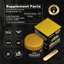 Pure Shilajit Resin 500mg - Maks styrke formel med 85 + spormineraler og fulvsyre for energi og immun velvære - 50g (1 pakke)