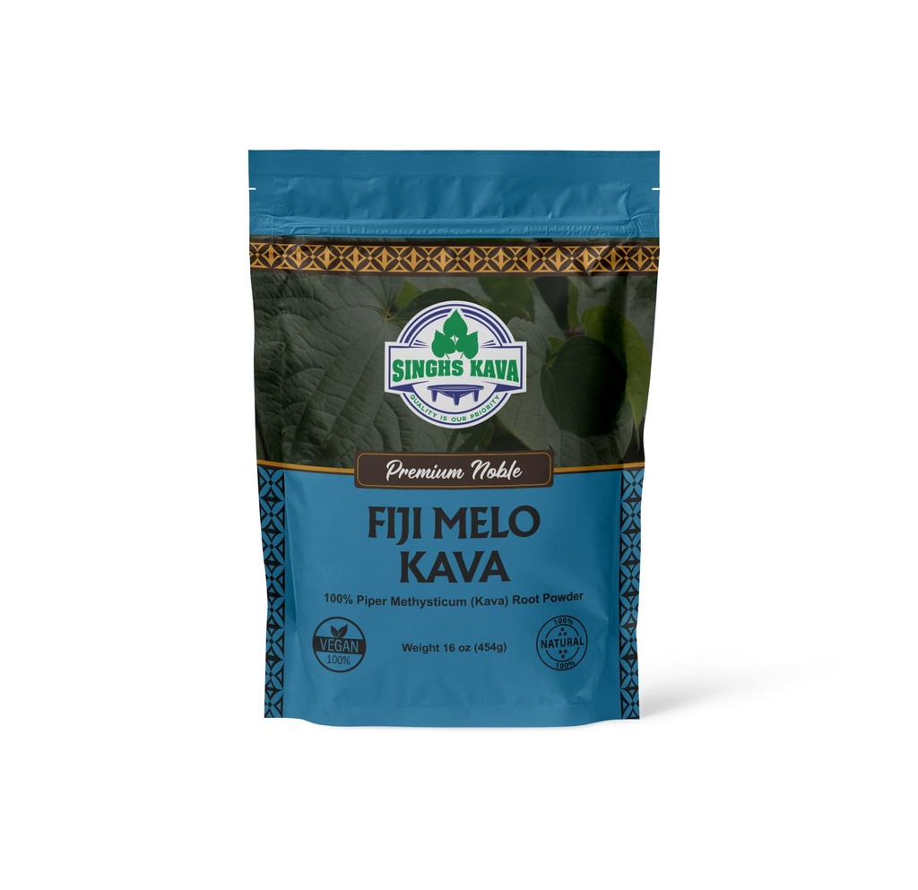 SINGHS Premium Quality Noble Fijian Kava Root pulver (WAKA) (16 Ounce (Pack of 1))
