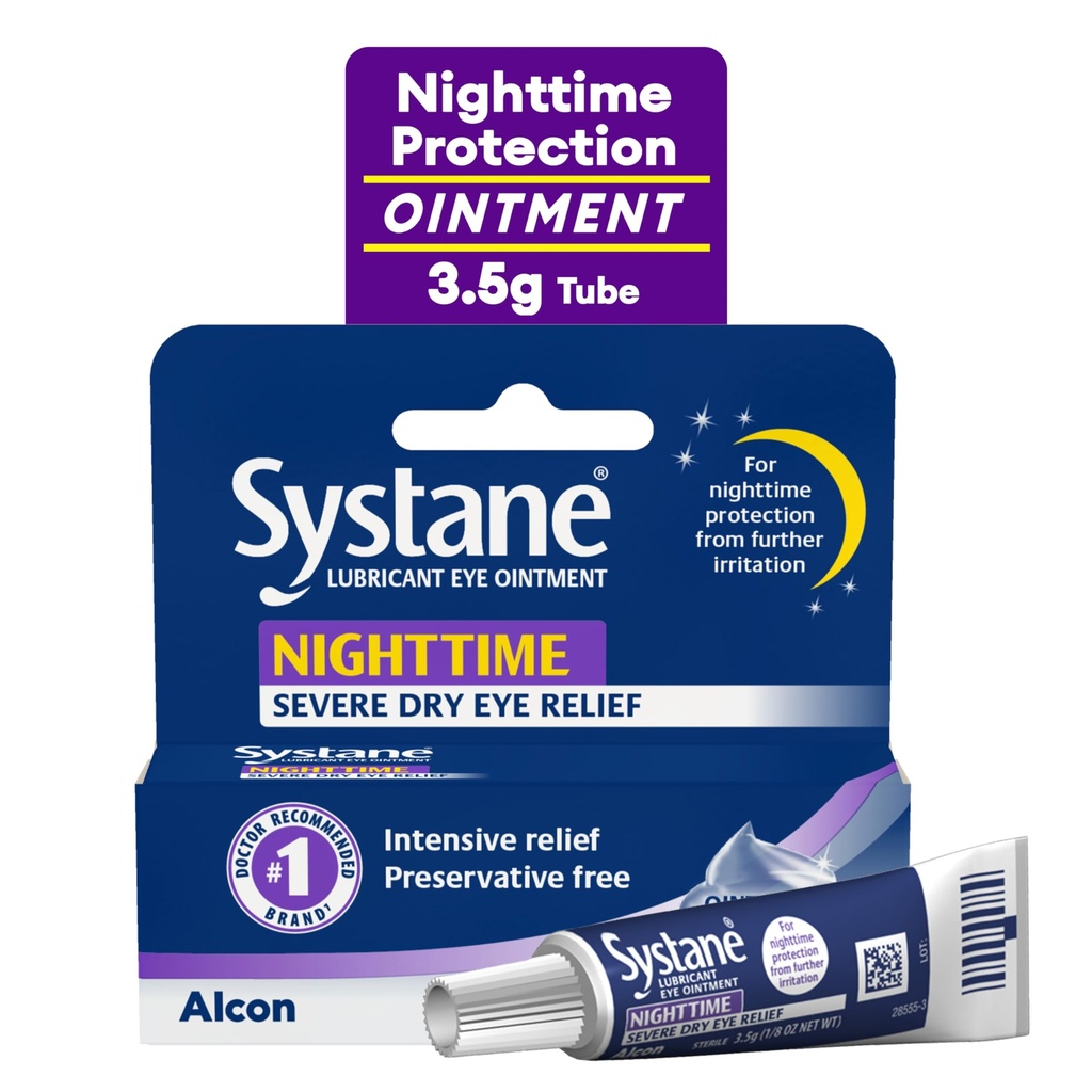 Systane Natttid Lubricant Eye Ointment 3,5g Tube