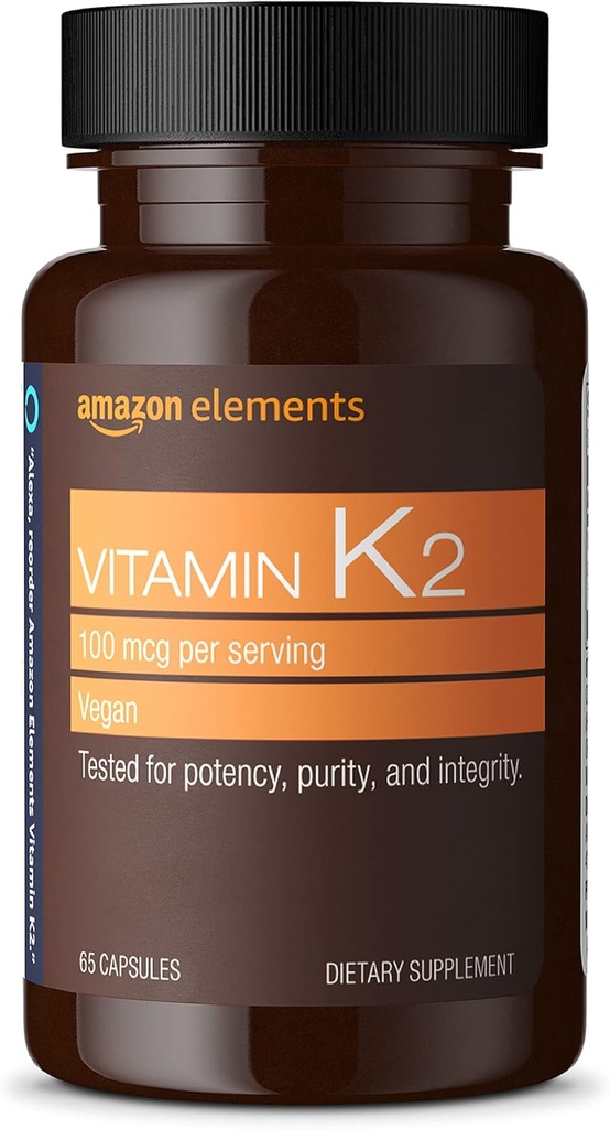 Elementer vitamin K2 100 mikrog, 65 kapsler